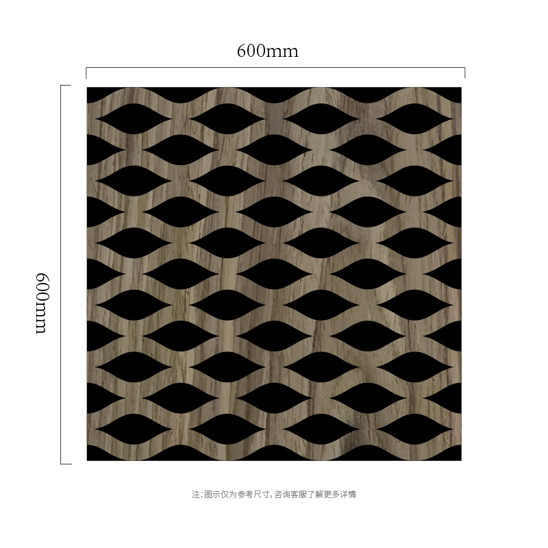 Eye Weave Lattice MDF-on-PET akustični zidni panel