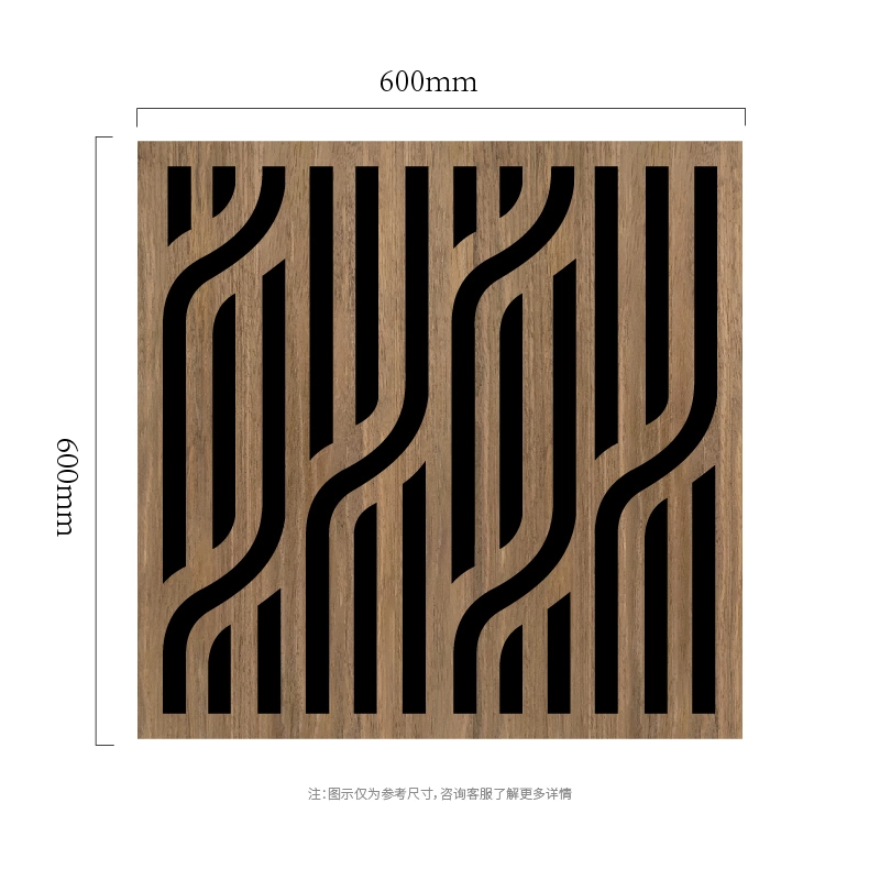 Flow Ribbon Slot MDF-on-PET akustični zidni panel