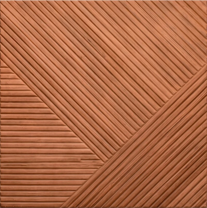 Wonear 3D UV-isprintana užljebljena ploča od tikovine Chevron